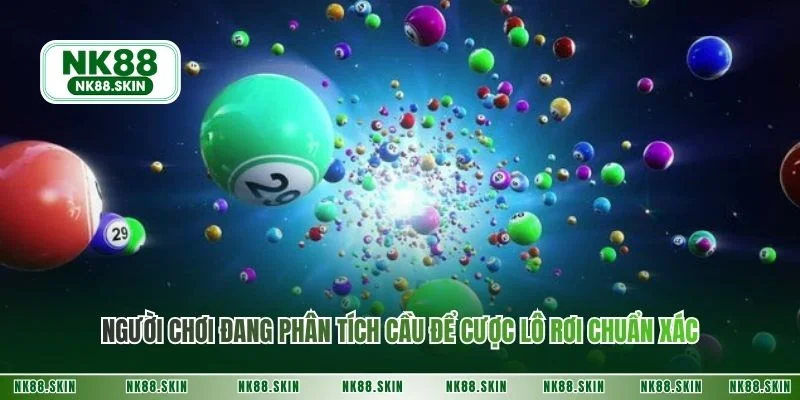 Người chơi đang phân tích cầu để cược lô rơi chuẩn xác